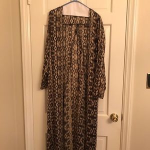 Asher by Fab’rik boho duster cardigan size small
